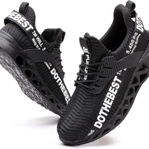 Limited time deal -15% off Furuian Steel Toe Sneakers for Men Women Lightweight