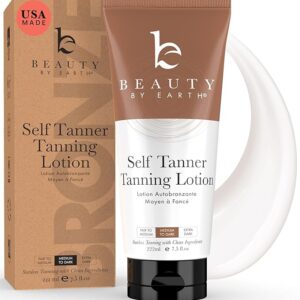 Limited time deal -20% off Beauty by Earth Self Tanner - USA Made with Natural & Organic Ingredients