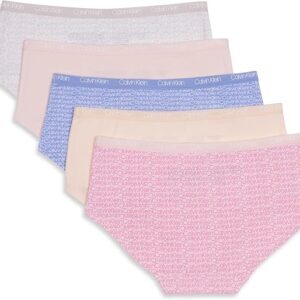 Limited time deal Calvin Klein Girls' Hipster Underwear Five Pack