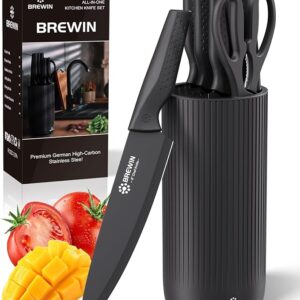 Limited time deal -28% off Knife Set, Brewin Kitchen Knife Set, Knives Set for Kitchen, Universal Knife