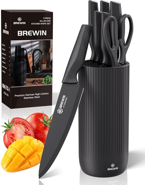 Limited time deal -28% off Knife Set, Brewin Kitchen Knife Set, Knives Set for Kitchen, Universal Knife